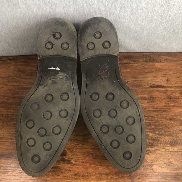 To Boot New York Adam Derrick Men Size 9.5 Brown Plain Toe Derby Shoes Burnished - Picture 9 of 10